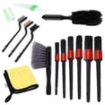 thumbnail image 3 of 14pcs Car Detailing Brush Kit Microfiber Cloth for Cleaning Wheel Interior Dashboard Engine, 3 of 6