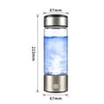 thumbnail image 2 of Portable 360ml Hydrogen-Rich Water Glass USB Rechargeable Ion Water Generator Hydrogen-Rich Water Cup Generator, 2 of 8