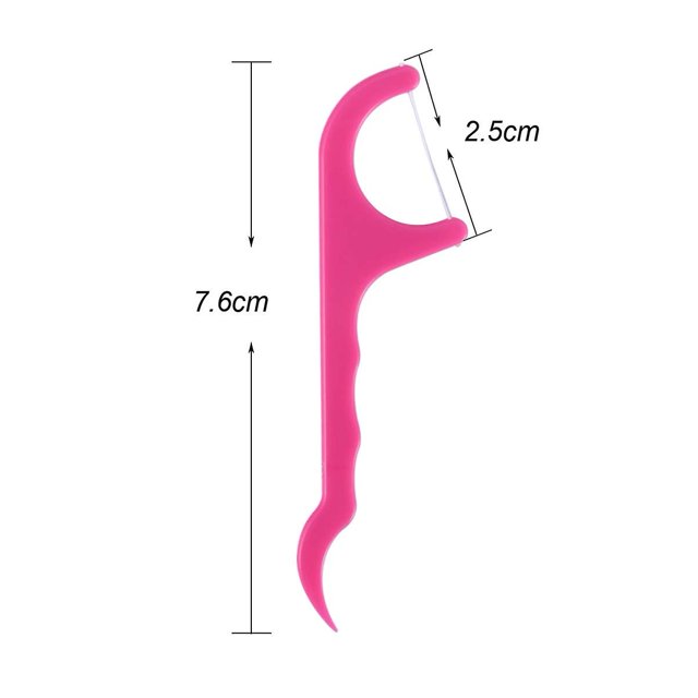 Palillos de hilo dental de 125 uds, palillos de plástico con alambre de nailon, hilo Dental portátil ZefeiWu 8390613012456