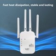 thumbnail image 5 of COFEST WiFi Extender Signal Booster， Wireless Internet Repeater， Long Range Amplifier with Ethernet Port， Access Point White, 5 of 8