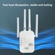 thumbnail image 5 of Amplificador de señal extensor WiFi | Repetidor de Internet inalámbrico 2.4GHz IEEE802.11b/g/n | Cobertura de largo alcance | Puerto Ethernet | Configuración de WPS | 300Mbps | Compatibilidad, 5 of 8