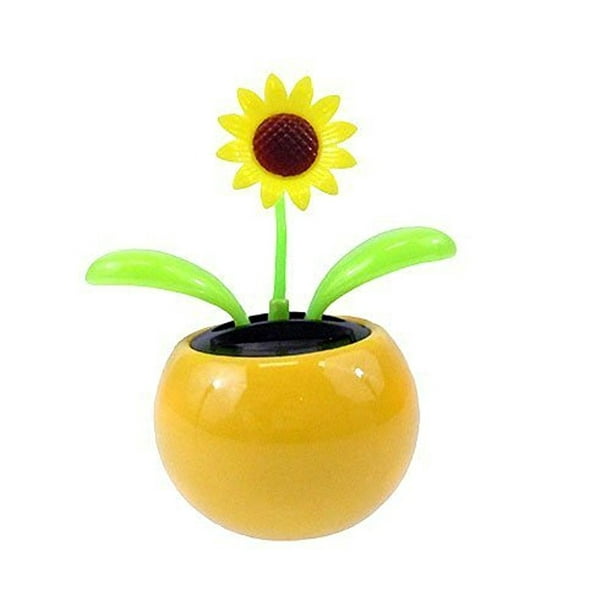 Fleur dansante solaire - Ornements solaires de tournesol, décor de