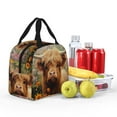 thumbnail image 6 of Lsque Cute Floral Cow Pattern Lunch Bag Women/Men Insulated Lunch Box,Small Leakproof Cooler Food Lunch Containers Reusable High Capacity Lunch Tote Bags, 6 of 6