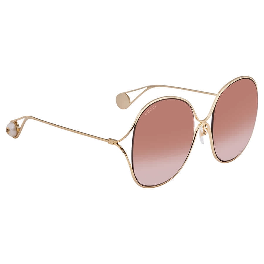 Gucci Brown Shaded Oversized Ladies 