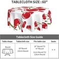 thumbnail image 3 of Fruit Tablecloth Round Table Cloths 60 Inch Wrinkle Resistant Picnic Table Covers Washable for Holiday Kitchen Party Picnic, 3 of 6
