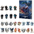 thumbnail image 1 of TIELUTT Christmas Countdown Calendar Dinosaur Ornaments Advent Set Automatic Pan Stirrer with Timer Stopwatch Timer Clock Large Digital Clock with Timer Workout Clock Battery Operated Lamps with Time, 1 of 6