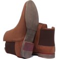 thumbnail image 4 of JUSTINREESS 5900 Women's Leather Ankle Boot In Brown Size 6, 4 of 6