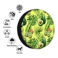 thumbnail image 5 of Easygdp Kiwi and Avocado Automobile Tire Dust Cover, 14-17in Spare Tire Cover Universal Fit for Trailer, Car, Truck, SUV, Jeep - 15 inch, 5 of 9
