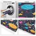 thumbnail image 3 of Dustproof Washing Machine Cloth Washer and Dryer Top Covers, Fridge Dust Cover, With Storage Bags Stars and Planets Pattern, 3 of 6