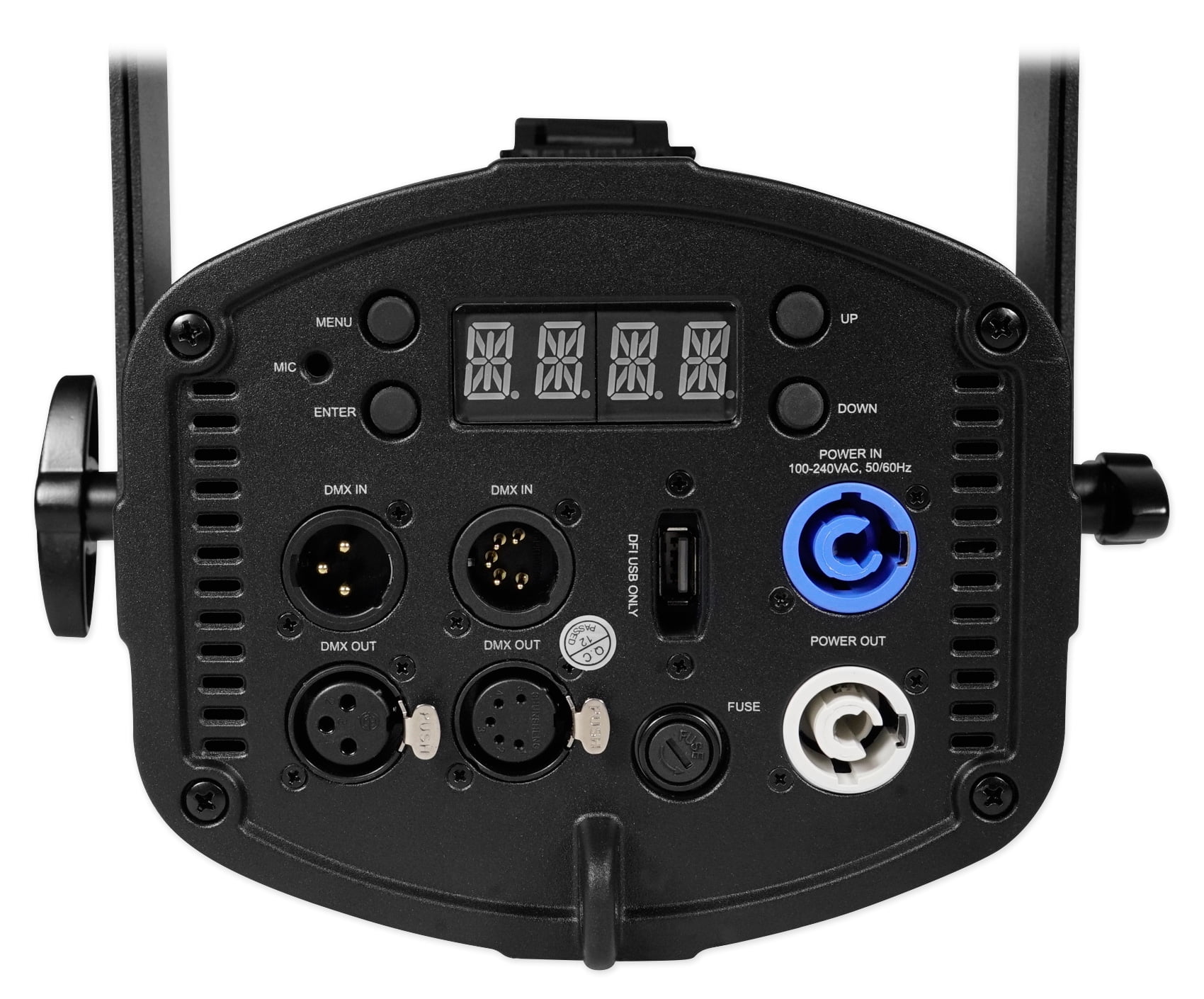 2 Chauvet EVE P-100 WW Warm White D-Fi USB DMX Wash Stage Video Broadcast Lights