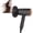 Black Gold - EU Plug, variant on BIMZUC D087 High Power Ionic Hair Blow Dryer, Constant Temperature Anti-Static Technology, Portable Salon Quality Styling Tool with Concentrators and Diffuser, Black Gold, EU Plug 220V
