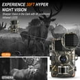 thumbnail image 3 of Lion's Teeth HD Tracking camera IP66, motion trigger activated with infrared night vision, outdoor surveillance camera, suitable for hunting reconnaissance monitoring home security, 3 of 21
