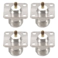 thumbnail image 1 of 4X N Type Female Jack Coax Connector 4-Hole Panel Mount with Solder Cup,Silver, 1 of 4