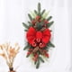 thumbnail image 2 of Guirnalda de guirnalda con adornos colgantes, inalámbrica, preiluminada, para escaleras, Navidad, bricolaje, accesorios colgantes, coronas, decoración navideña, 2 of 5