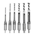 thumbnail image 1 of Mortise Chisel Drill Bit, Hole Saw Mortising Chisel Drill Bit Auger Drill Bit Square Drill Bits Set, For Installation Construction, 1 of 8