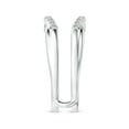 thumbnail image 3 of ANGARA Natural Prong-Set Diamond Curved Ring Wrap in 14K White Gold for Women (Size-1.6mm| Color-I-J| Clarity-I1-I2) | April Birthstone, Anniversary, Jewelry Gift for Women | Natural Diamond Ring, 3 of 10