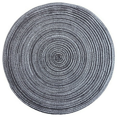 

HEVIRGO Round Cup Coasters Heat Insulated Bowl Plate Mat Non-slip Table Placemat Decor Cotton Thread