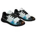thumbnail image 6 of Black Cat Pumpkin Halloween Shoes Women's Fashion Sneakers Tennis Running Shoes for Men Women Black Size 13, 6 of 7