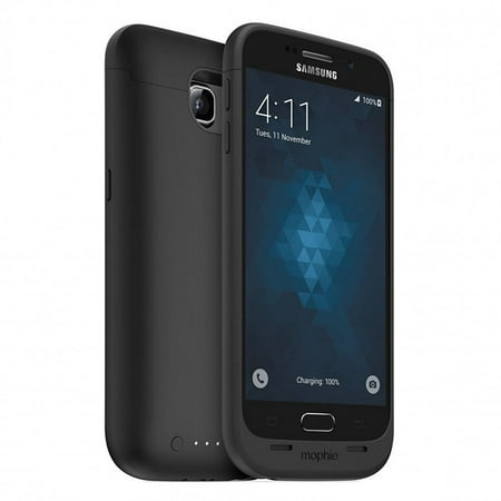 Mophie Juice Pack Protective Battery Charging Case For Samsung Galaxy S6 Black