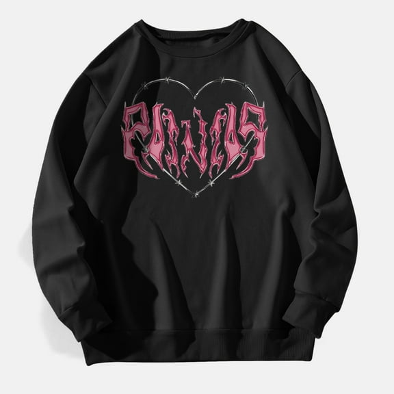 Aayomet Womens Sweatshirt Women's Drop Long Sleeve Sweatshirt Tops Casual Crewneck Tunic Sweartshirts with Side Slits,Black S-XXL