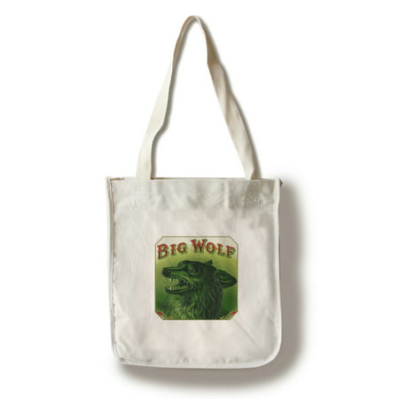 Big Wolf Brand Cigar Outer Box Label (100% Cotton Tote Bag - Reusable)