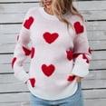 thumbnail image 5 of Sweatshirt for Women Perfect For Daily Wear or Loungewear! The Best Choice for Valentine's DayS White Valentine's Day Sweatshirt, 5 of 6