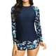 thumbnail image 4 of WILLBEST Trajes de Baño Mujer Natación Traje de Baño de Verano de 2 Piezas Con Estampado Floral Para Surf y Pantalones Cortos Trajes de Baño de Playa Trajes de Bikini Sexys, 4 of 8