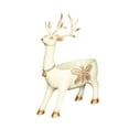thumbnail image 5 of EHJRE Cartoon Deer Statue Art Craft Ornament Desk Storage Tray Modern Resin Decorative Standing White, 5 of 9