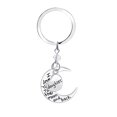 thumbnail image 1 of Key Chain Alloy Pendant Keyring Woman Key Holder alloy key chain Decor Key Ring Party Wedding Gift, D1002-Daughter, 1 of 8