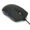 thumbnail image 3 of Office Mouse, Blue Backlit Multimedia Keys Nonslip Wheel Type C Wired Mouse Ergonomic Design  For Study, 3 of 8