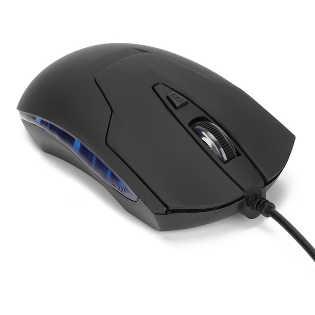 Mouse Wired Mouse Blue Backlit Type C Ergonomic Multimedia Keys Adjustable DPI Gaming Mouse for Gaming Office Study