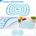 thumbnail image 4 of Cutting Board Mat Large Flexible Blue Silicone for Kitchen Prep, 4 of 7