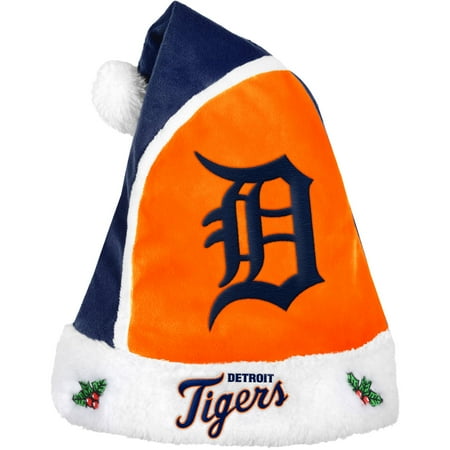Forever Collectibles MLB 2015 Santa Hat, Detroit Tigers