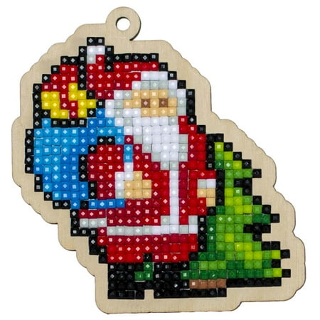 UPC: 4630055962570 | Wizardi Santa with Gifts Diamond Painting