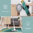 thumbnail image 6 of Teal Gold Marble Pattern Kitchen Rugs Sets Of 3,Kitchen Runner Rugs Non Skid Washable,Decorative Kitchen Floor Mats for Kitchen,Sink,Laundry,17"x30"+ 17"x47" + 17"x59", 6 of 6