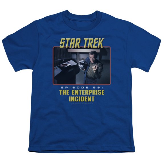 St Original - The Enterprise Incident - Youth Short Sleeve Shirt - Large