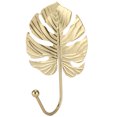thumbnail image 1 of Metal Hook Creative Mini Hanger Golden LeafShaped Functional Stylish Convenient for Closet Door(7.5x12x5cm ), 1 of 14