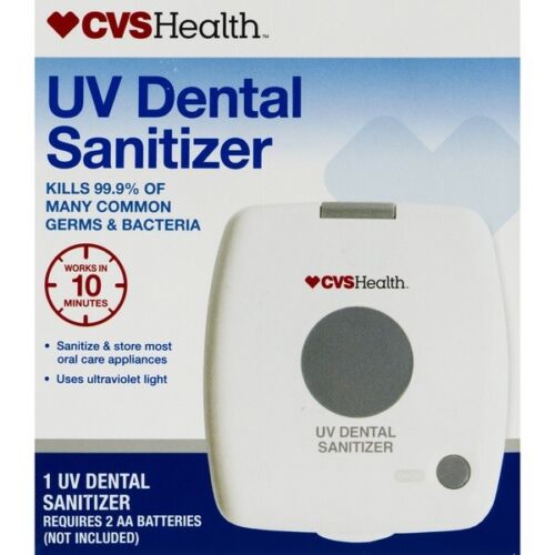 CVS Health UV Dental Sanitizer Battery Operated Kills 99.9Germs