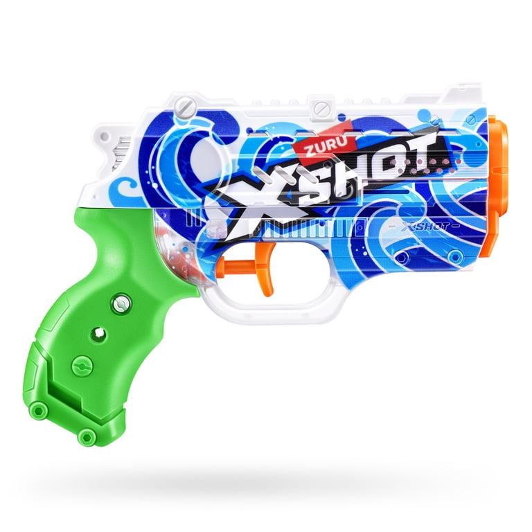 XSHOT, Water Fast-Fill Skins Nano Water Blaster, 4-pack, Up to 30
