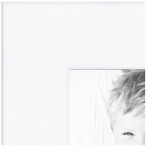 ArtToFrames 4x13 inch Satin White Picture Frame, White Wood Poster Frame (4655)