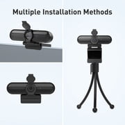 Vizolink 2K/1080p Webcam with 2 Microphones for PC Laptop Conference Streaming Gaming Autofocus USB Web Cam