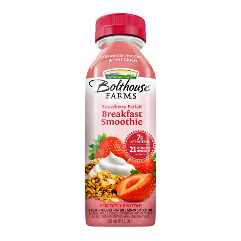 Bolthouse Farms Protein Breakfast Smoothie, Strawberry Parfait, 11 oz