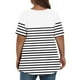 thumbnail image 3 of Camiseta de Manga Corta de Cuello en V Sólido Casual, Camisetas de Manga Corta para las Mujeres, 3 of 7