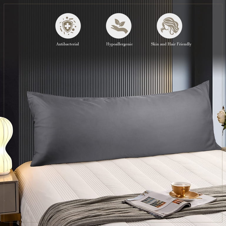 SORMAG Bamboo Body Pillow Cover, Cooling and Breathable photo 3