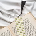 thumbnail image 6 of Kdxio Avocado Work Out Print Metal Tassel Bookmarks,Perfect Gift for Art Lovers and Bookworms Metal Bookmarks for Women, 6 of 8