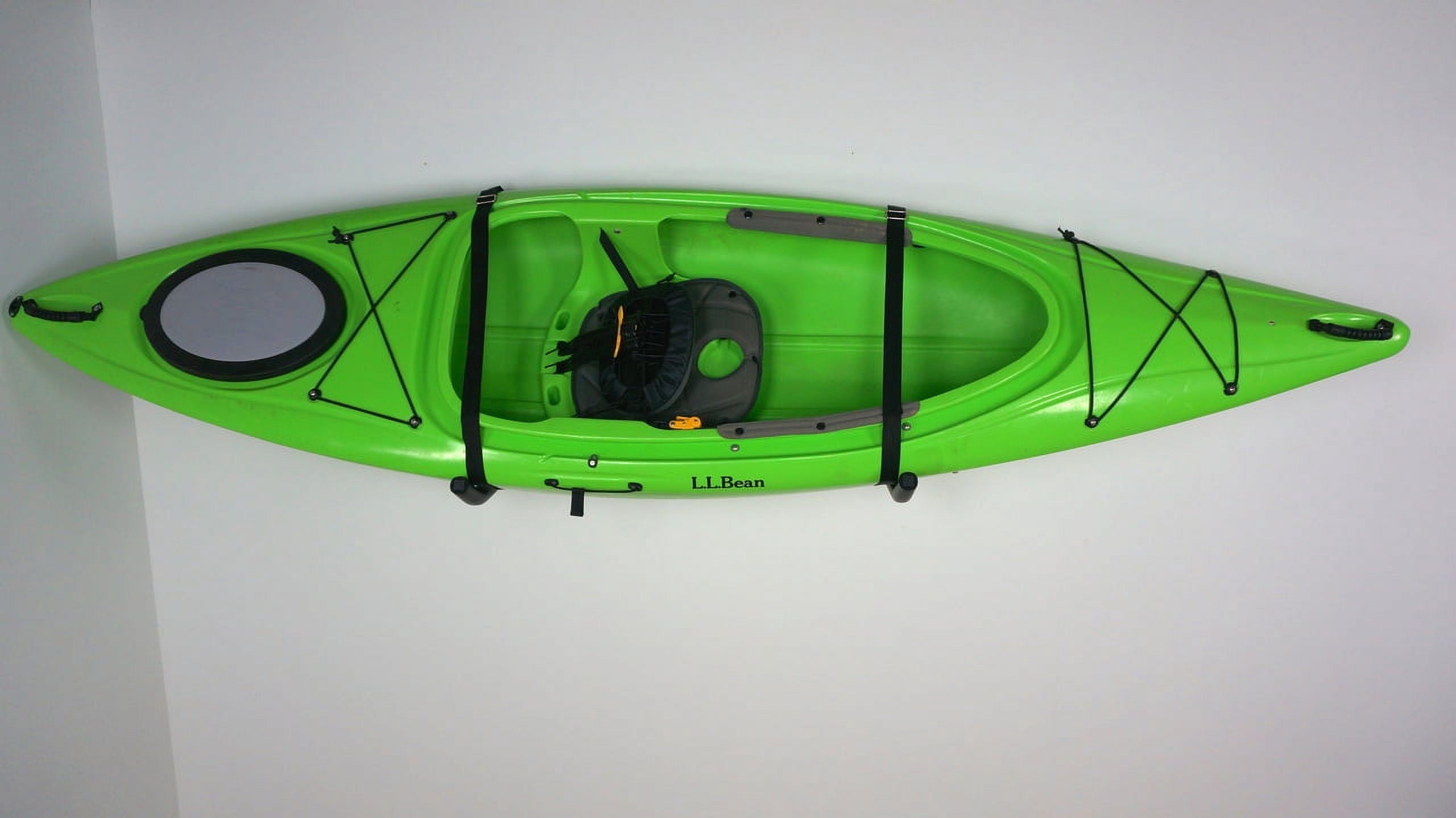 Sparehand Single Wall Mount Rack Storage with Safety Strap for 1 Kayak