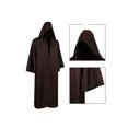 thumbnail image 4 of Sunloudy Halloween Adultos Vestido Largo, Capa con Capucha de Manga Larga de Color Sólido Creativo Accesorios de Disfraces para Cosplay Show Masquerade Party Sunloudy moda, 4 of 10