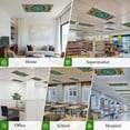 thumbnail image 6 of Fluorescent Light Covers for Ceiling Lights Classroom, Abstract Ethnic Tie Dye Magnetic Ceiling Light Cover Filter for School,Office, 2X4 FT, Pack of 1, Explosion Teal Brown, 6 of 9