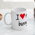 thumbnail image 4 of CafePress - I LOVE MY Bunny Mug - 11 oz Ceramic Mug - Novelty Coffee Tea Cup, 4 of 6