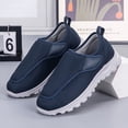 thumbnail image 4 of Deporte Con Ligeras para Edema Zapatos Ortopédicos Sin Cordones Diabéticos Cierre Ajustable Absorción Impactos Personas Mayores, 4 of 9